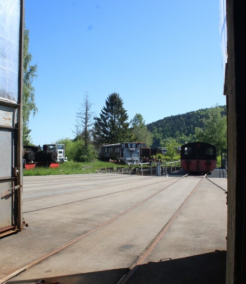 Köf II 2 BR 322 323 Tuttlingen Dampflok BW Verein Drehscheibe Museum Ausstellung Lost place (9)