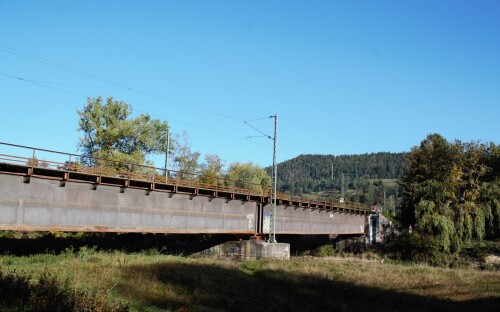Tuttlingen Bahnbrücke Eisenbahnbrücke 20231007 (2)