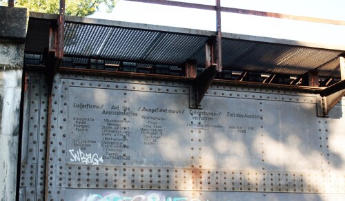 Tuttlingen Bahnbrücke Eisenbahnbrücke 20231007 (7)