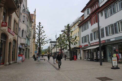 Tuttlingen Bäume Fußgängerzone Mai 2025 (1)