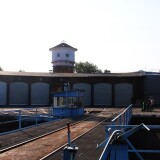 Lokschuppen_Drehscheibe_Willke_Gleisbau_Ludwigslust_Bahnhof_Juni_2025-1