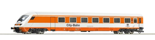 Steuerwagen 1.Klasse Bahnbgarfield Christian City Bahn Pop Art orange Kieselgrau DB b