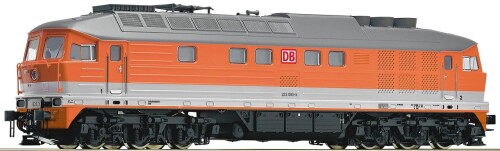 BR 232 DR 130 V 300 pop art city Bahn orange kieselgrau DB Dach Bahngarfield Christian