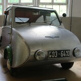 Fuldamobil_N2_175_1954_3_Wheeler_silber_Motorradmotor_Automuseum_Schramberg_2025_Mai-1