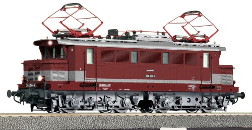 DR 244 BR 144 E 44 Deutsche Reichsbahn roter Anstrich DR 243 bahngarfield Christian