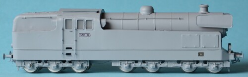 BR 65 001 D 3 Getriebe Dampflok 6–Zylinder Dampfmotor Drehgestell Kurbelwellen Henschel 1954 Edi b (