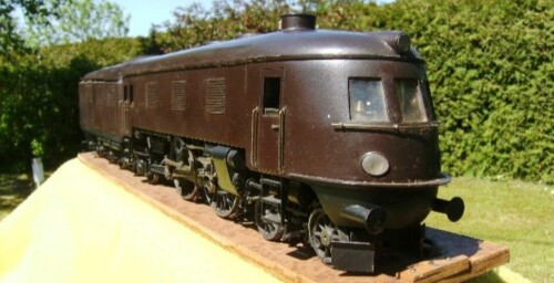 E 18 BR 118 Frontführerstand Dampflok Stromlinie Studie 1zu50 M Wells Salzbahner (4)