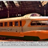 TEE_Settebello_Popart-orange-Milano-Station-1983_Ferrovie_dello_Stato
