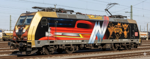 BR 185 ZZ Top Bandlok Bahngarfield Christian