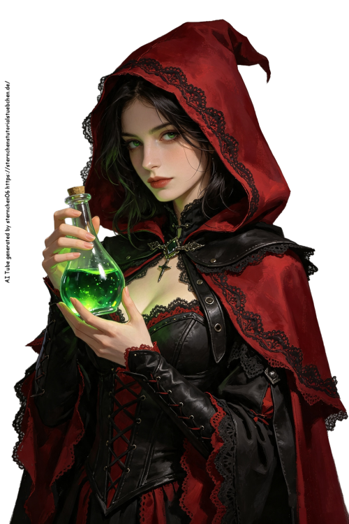 Hexe mit Giftflasche (5)